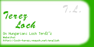 terez loch business card